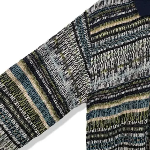 VTG Tricots St Raphael Men Sweater L Textured USA Gorp Preppy Eclectic Grandpa